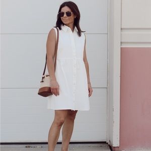 Amazon white denim dress, sleeveless